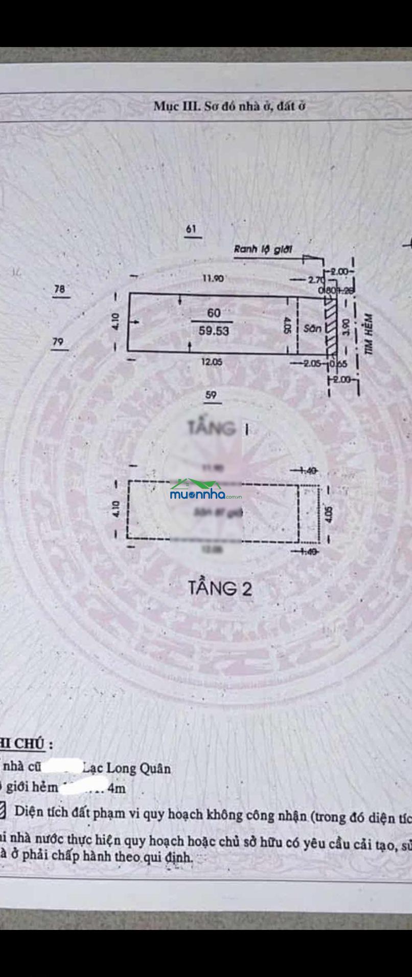 Nhà đường lạc long quân, kế hxh, 4,1m x 15,6m vuông a4, ngay chợ tân bình, 60m², 6,7 tỷ - 2