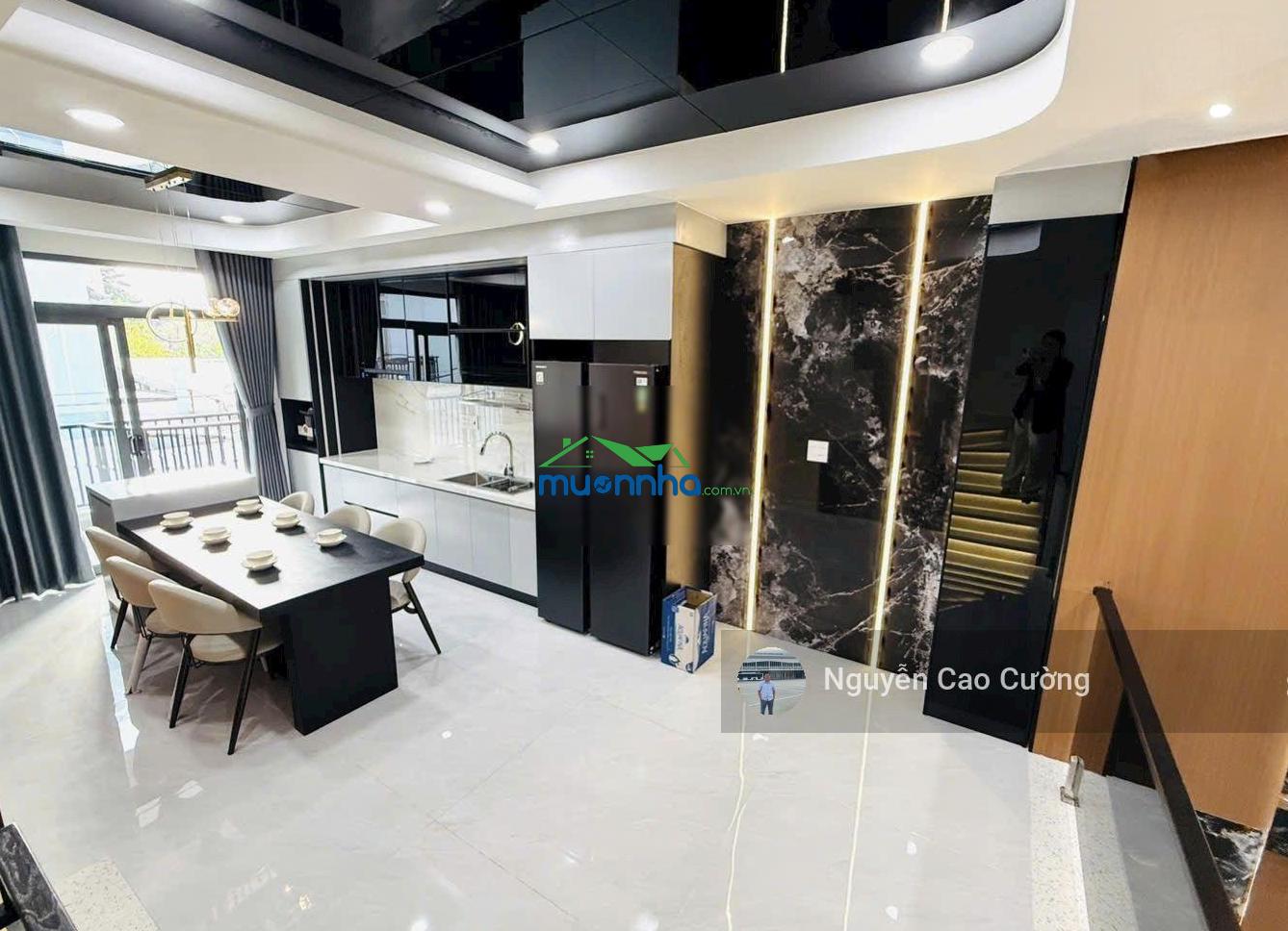 Nhà phố thiết kế đẹp luxury 5x15m 1 lửng 3 lầu thạnh lộc 37 gần uỷ ban phường, cấp 3 thạnh lộc - 4