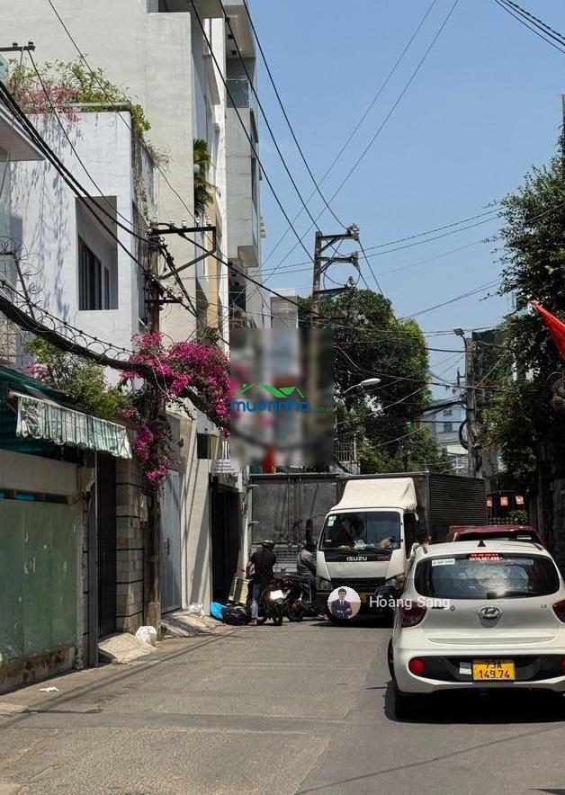 Ngang bề thế 7.6m - hẻm xe hơi - bán nhà 4 tầng btct - lê quang định - khu dân trí cao