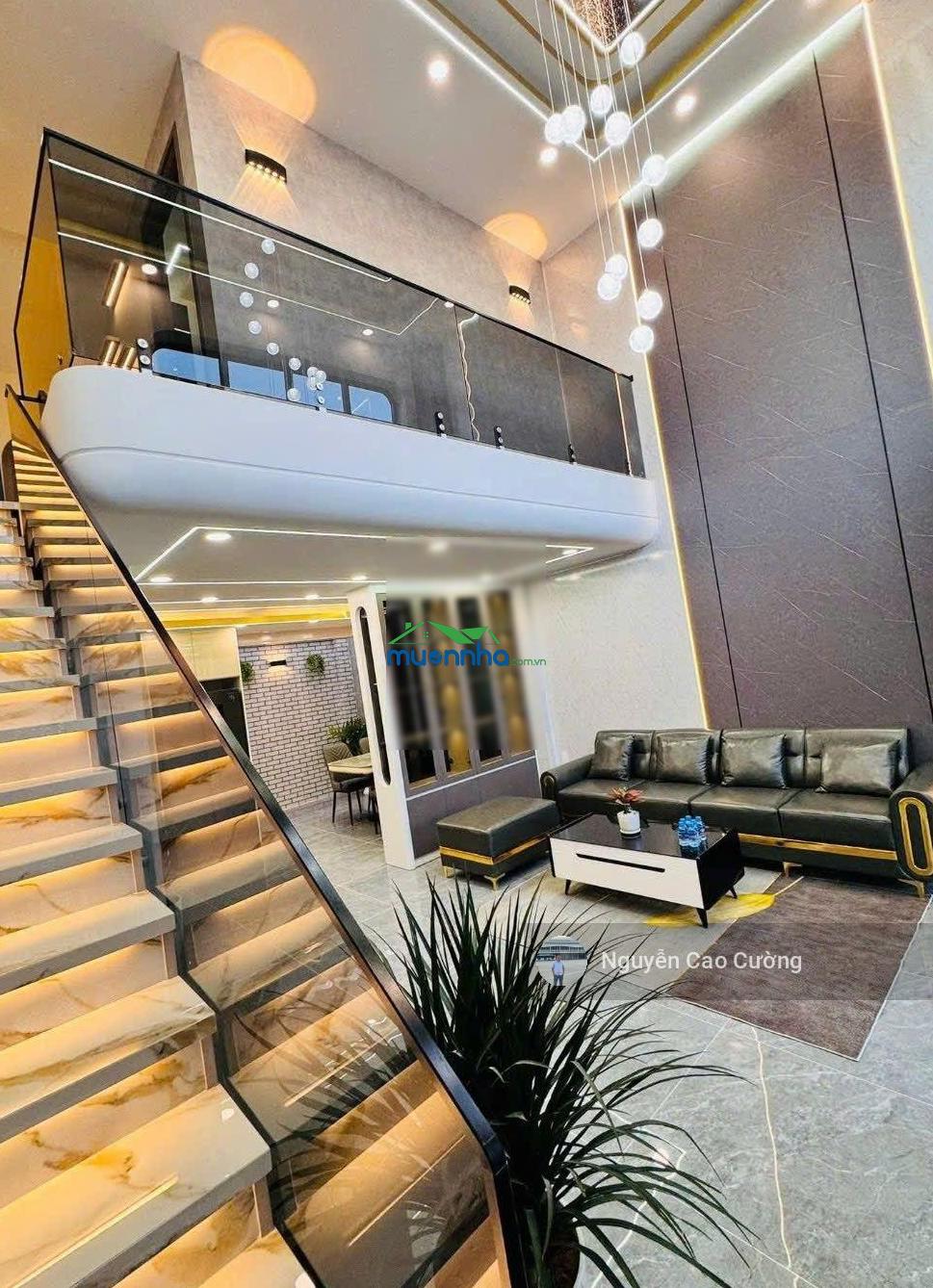 Bán nhà xây mới 5.5x10m 1 lửng 3 lầu, đường thạnh lộc 15 ngay ngã tư ga giáp gò vấp - 3