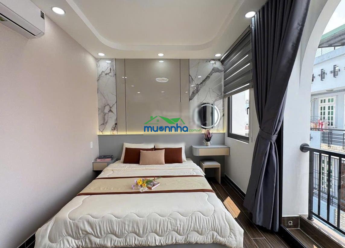 Xây mới- 4 tầng lầu- hẻm xe hơi thông- ngang rộng - full nội thất- tiện mở văn phòng công ty - 3