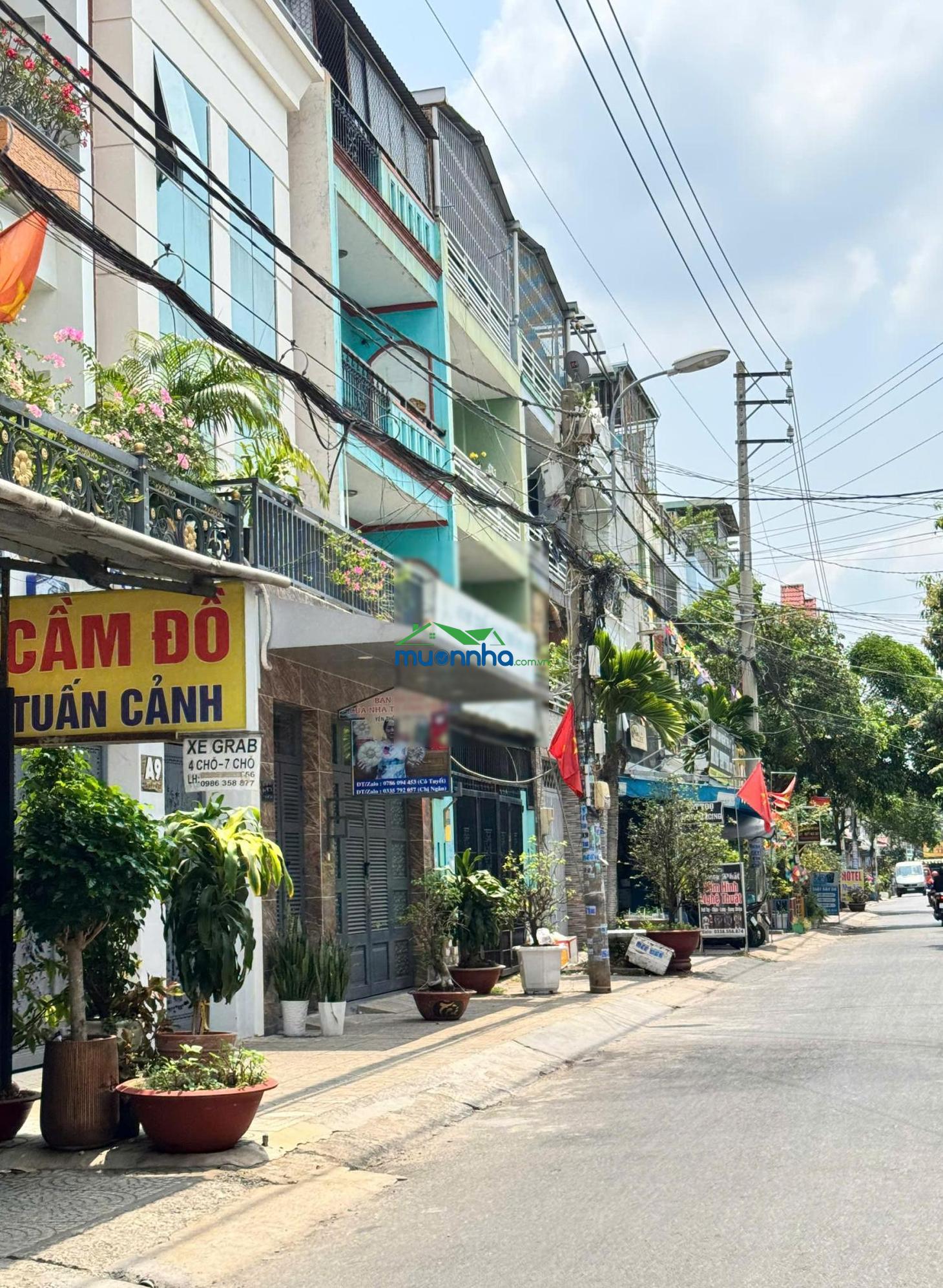 Bán hotel tô ký khu dân cư k82 dt 6,5x22m, tổng 16 phòng