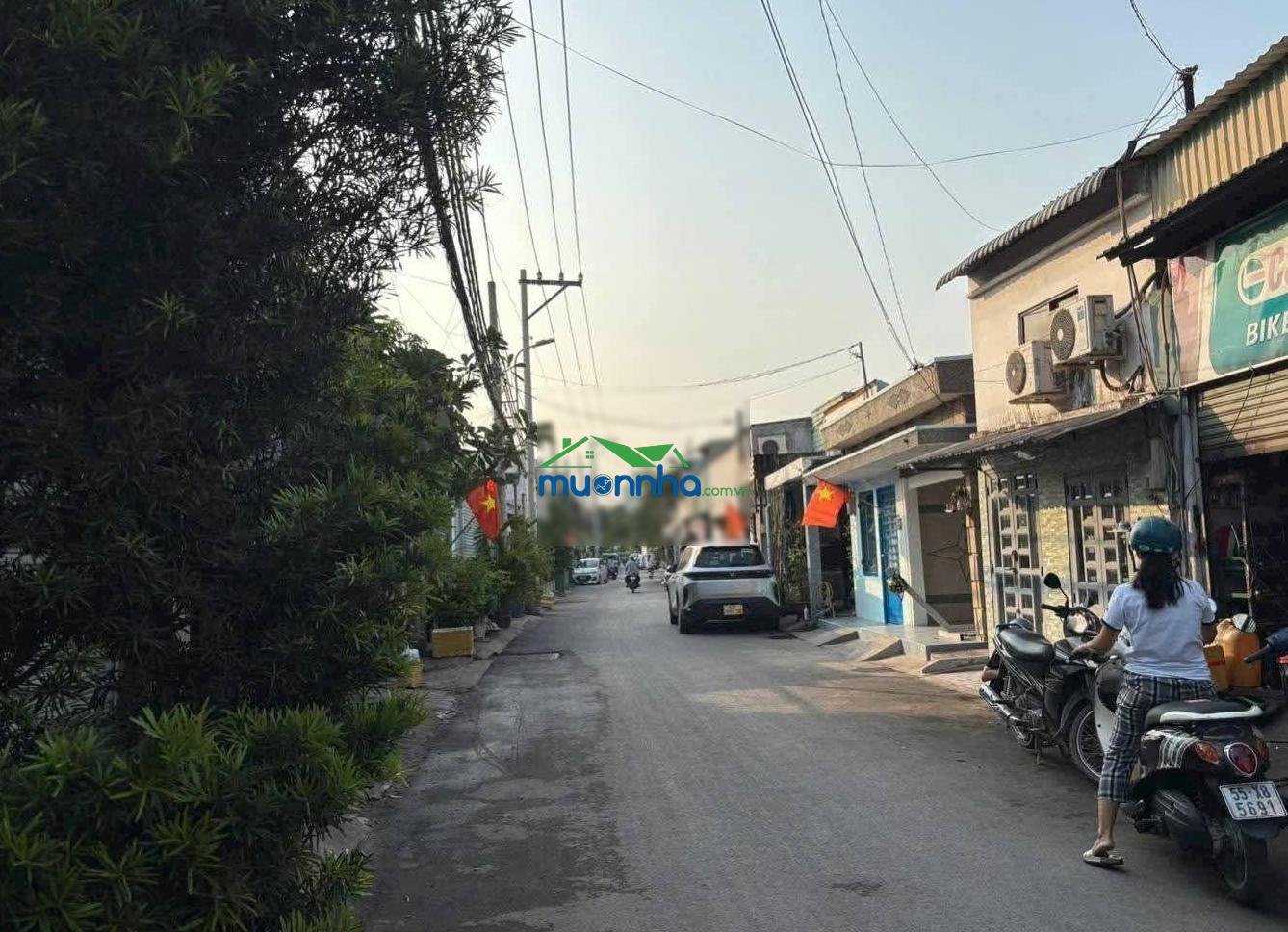 Bán nhà hẻm xe hơi thông 62m2 nhà 1 trệt 1 lửng