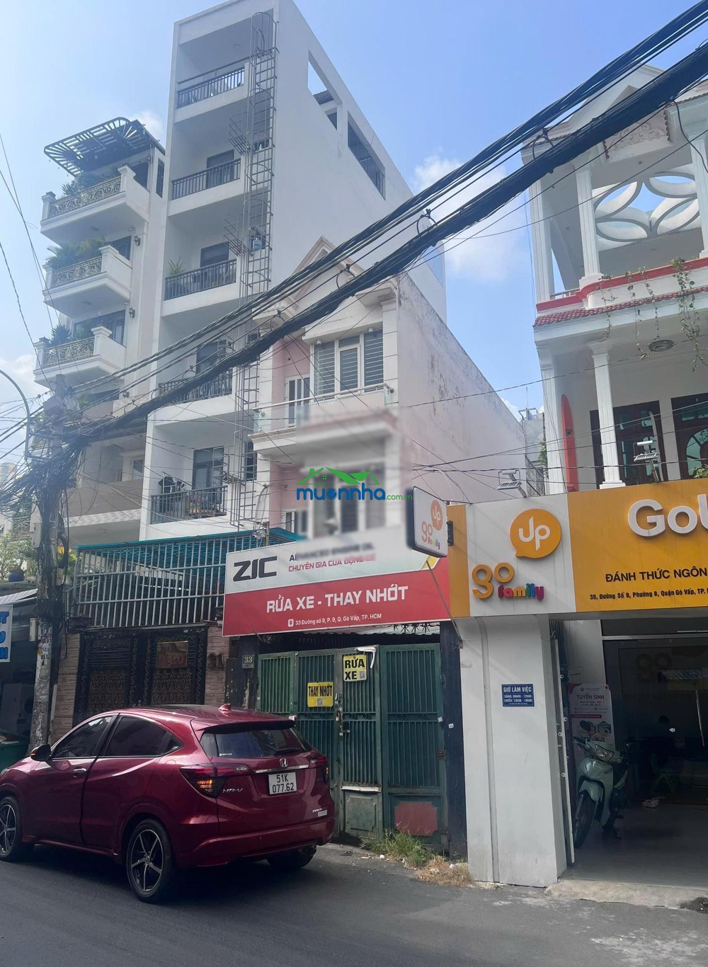 Chính chủ bán mặt tiền đường số 9 gò vấp - 4x24m (97m2) - tiện xây chdv - sân 18m2 - 4