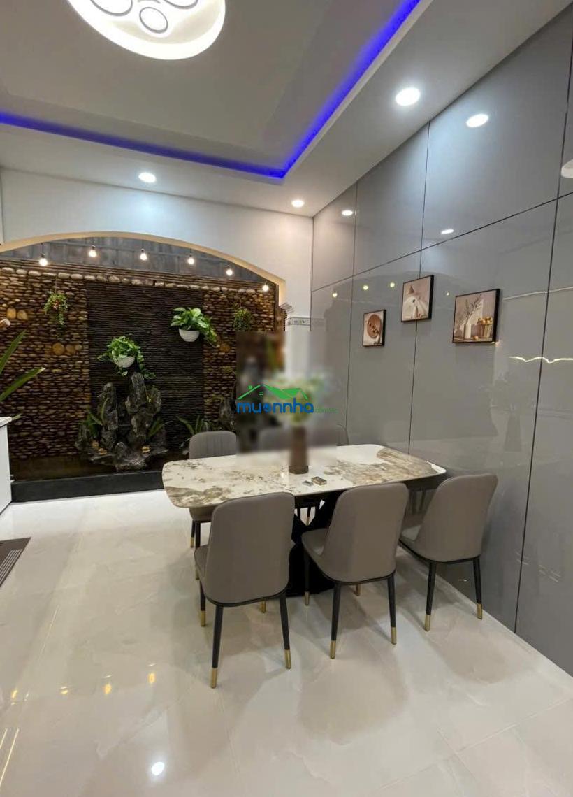 Nhà phố 3 lầu quận 12 hẻm xe hơi 7m gần hà huy giáp full nội thất cao cấp - 2