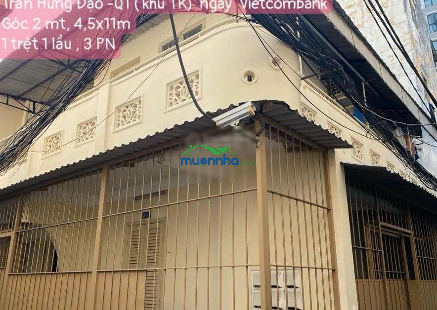 Căn góc ngay trần hưng đạo- võ văn kiệt q1 , 4,5mx11m, hẻm thông tứ tung, ngay vietcombank - 3