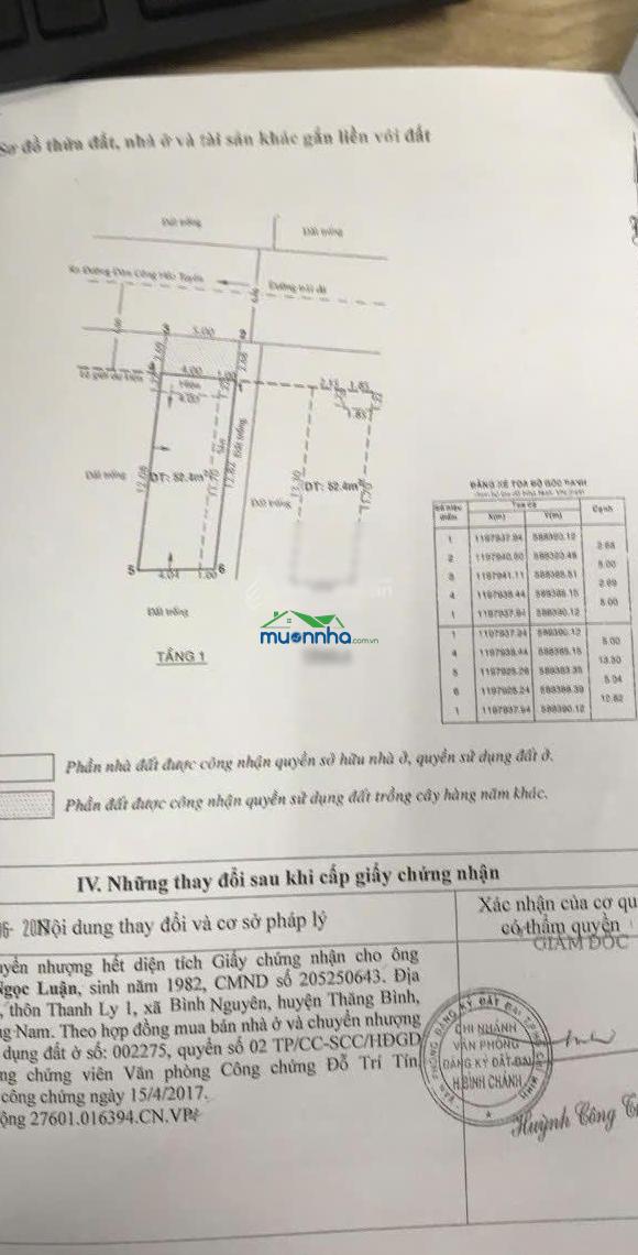 Bán nhà shr 2 mặt tiền hẻm to, gần chợ vĩnh lộc a, 4x16, 1 lầu, hoàn công đủ