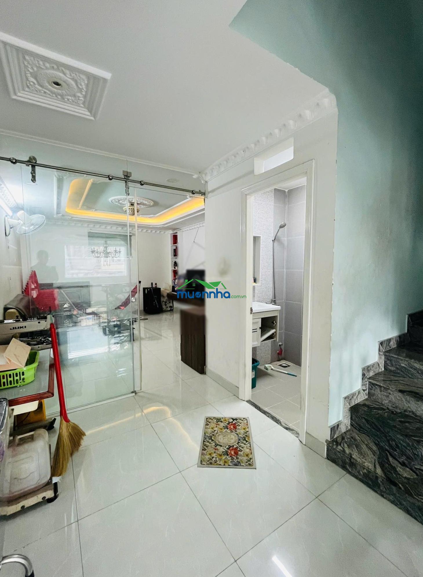Bán nhà hẻm 6m thông gò dầu (4m x 15m) nhà 1 trệt 1 lửng 3 lầu sân thượng
