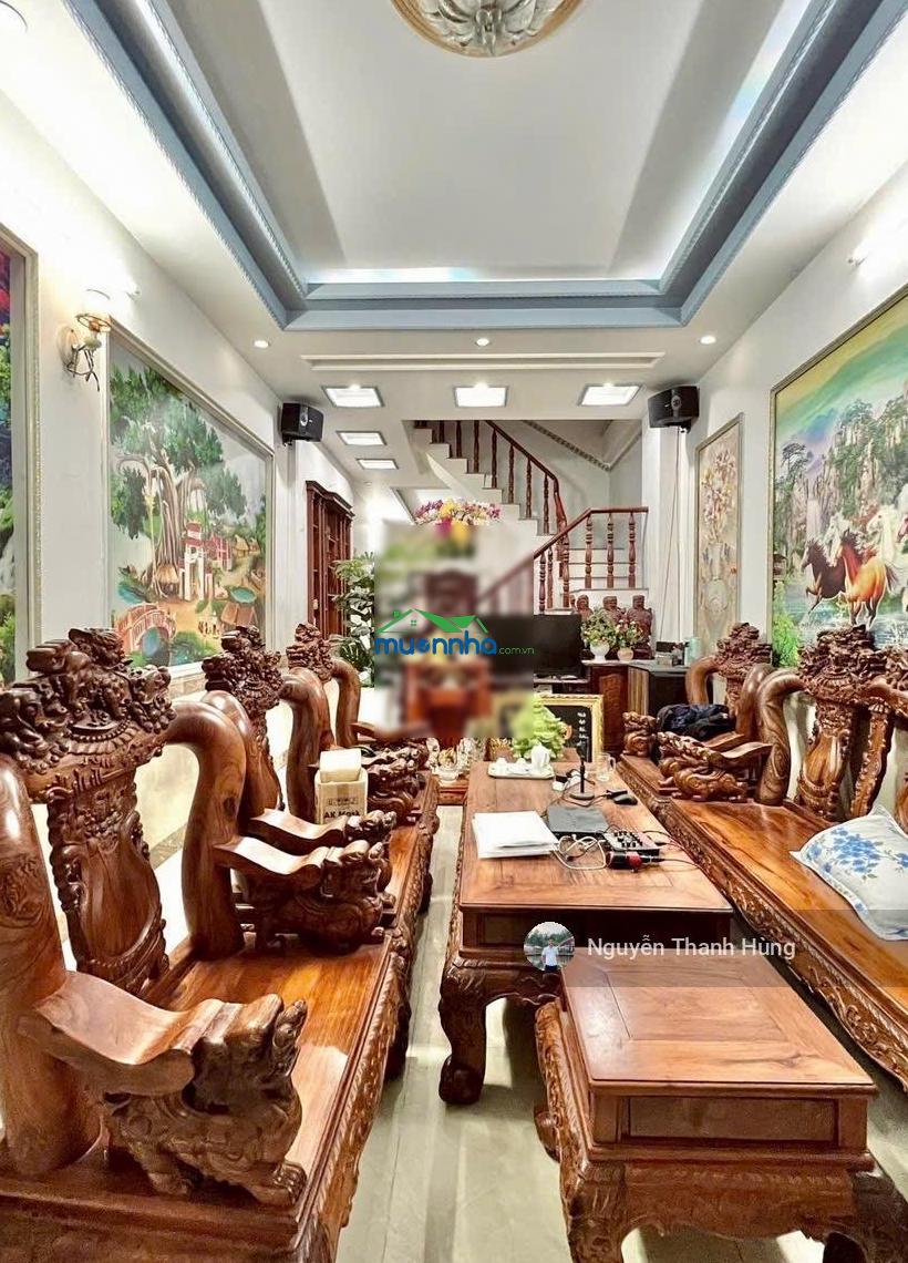 Bán nhà 4 tầng đúc mặt tiền hẻm xe tải tránh khu phân lô lê văn khương q12 giá rẻ 6,99 tỷ - 3