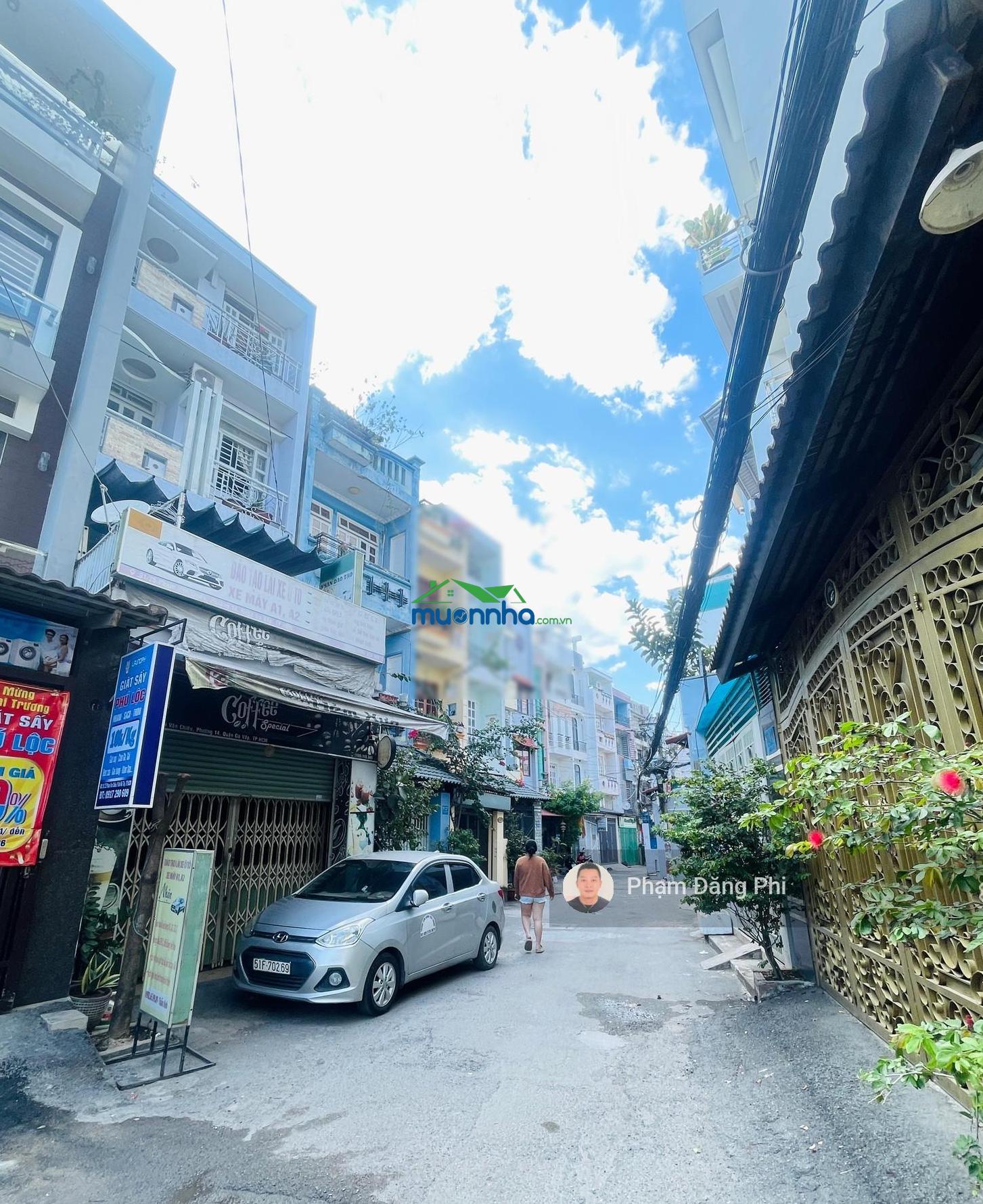 Nhà đẹp - có dòng tiền - hẻm ô tô - gần chợ, trường học - 53m². - 3
