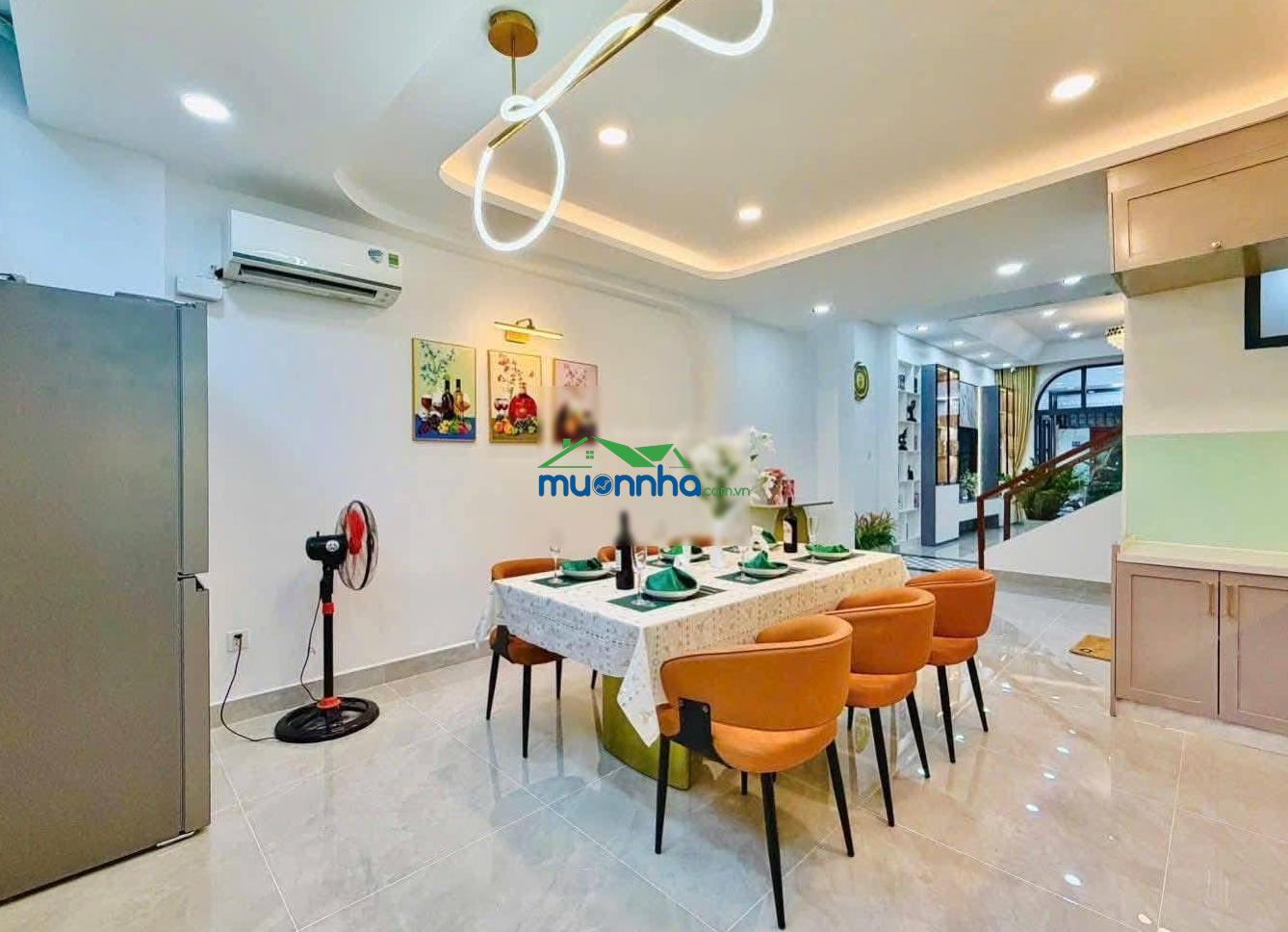 Nhà đẹp 4 tầng - dt 4.5m x 18m - sát mặt tiền - ngay công viên nội khu, khu dân cư vip phan huy ích - 4