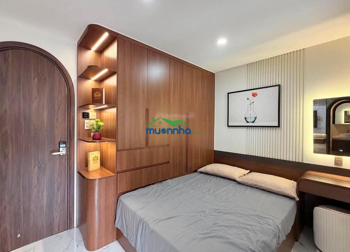 Bán chdv quận 10, 4 lầu, 10 phòng, 1 , penhowse , thu nhập khoán 100tr/th , chỉ 25,7 tỷ