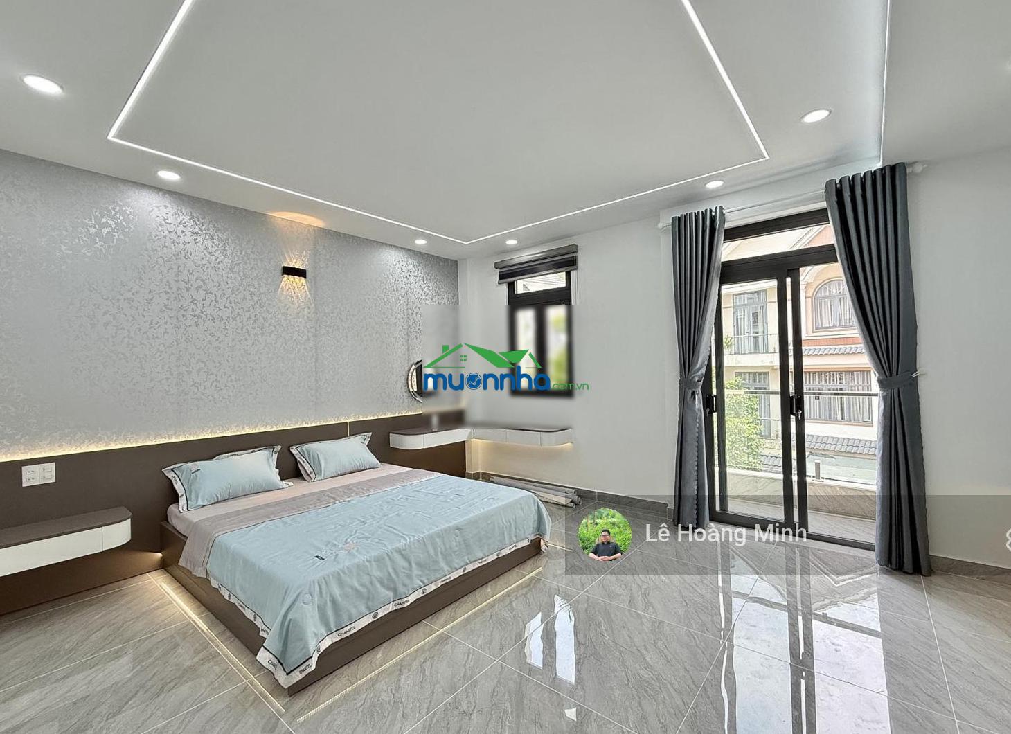 Siêu phẩm ngang 5.5m xây 4 tầng thang máy hẻm rộng 14m thông khu vip tch 10 - 3