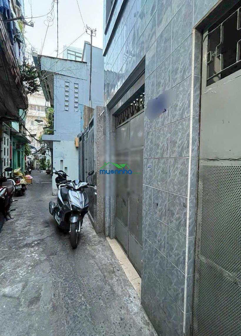 Nhà 2 hẻm thẳng thông gần mt tô hiến thành, p15. dt 3.93x12.3m nh 4.3m (cn 49.3m2) t+l. giá 6.5 tỷ