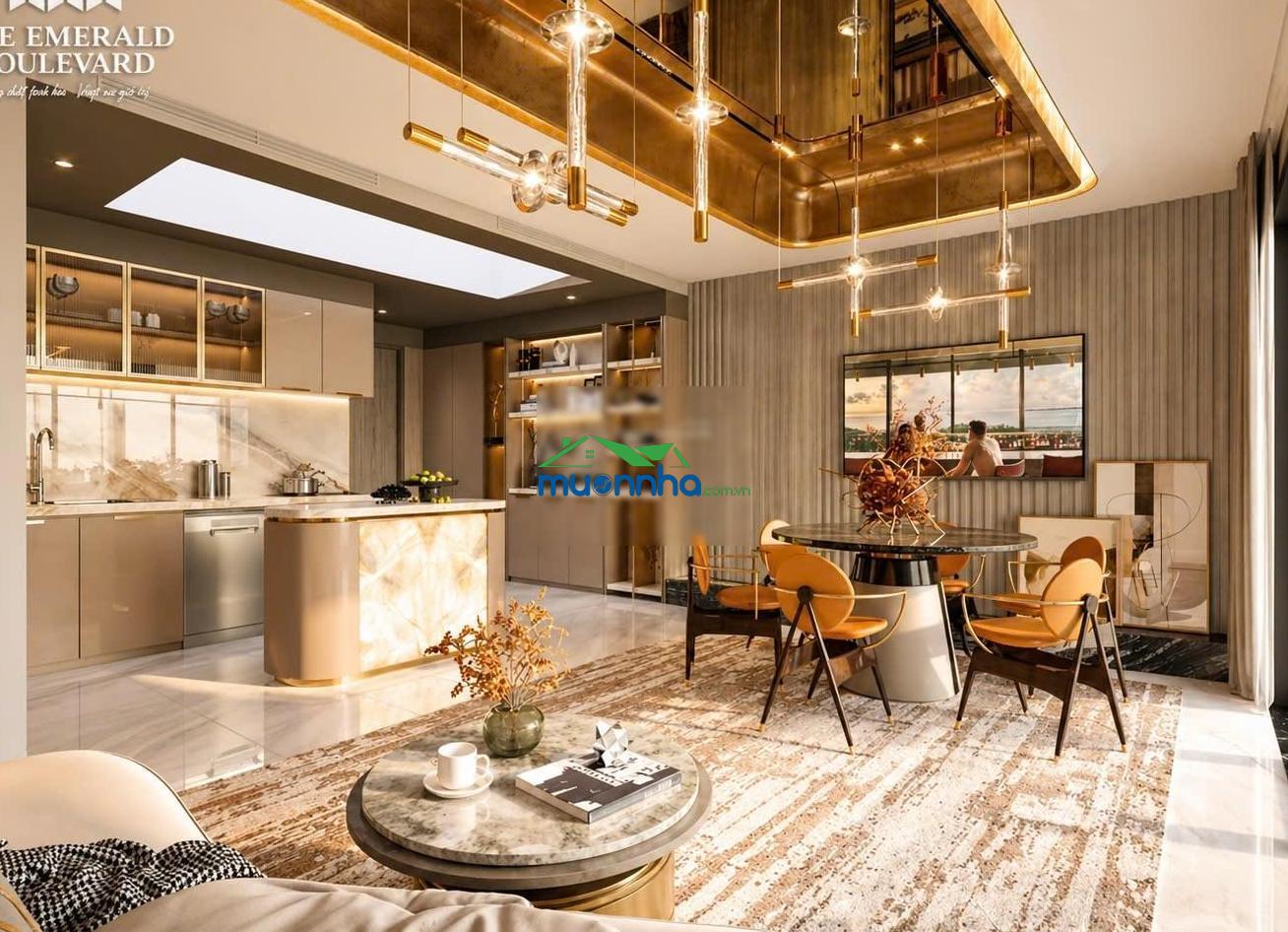 The emerald boulevard - căn hộ 2 mặt tiền - thanh toán 50% nhận bàn giao full nội thất