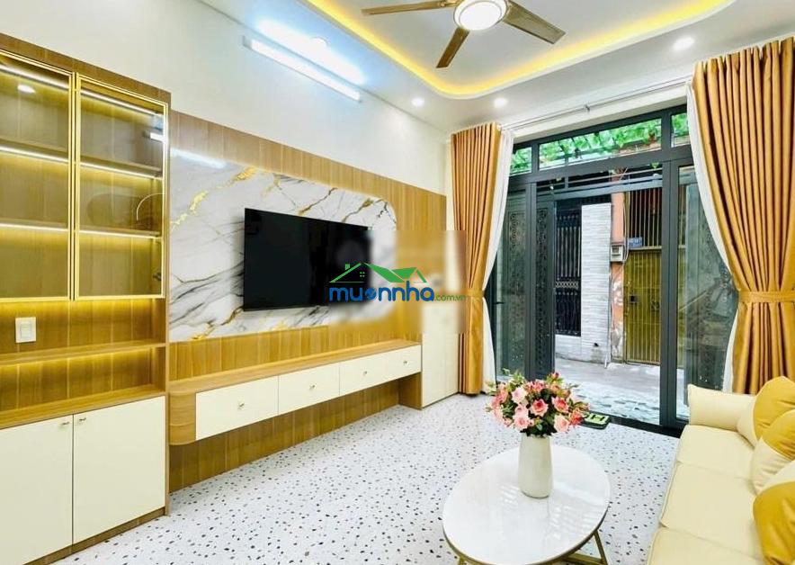 Nhà mới 5 tầng - hxh - phạm văn chiêu - 44m² - nội thất xịn - 1 trệt 3 lầu sân thượng - chỉ 5,6 tỷ