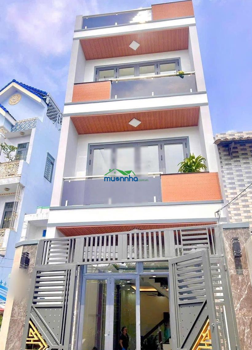 Bán nhà 4 tầng xây mới 100%, hoàn công đầy đủ, hẻm 5m xe hơi đổ cửa, thông các hướng