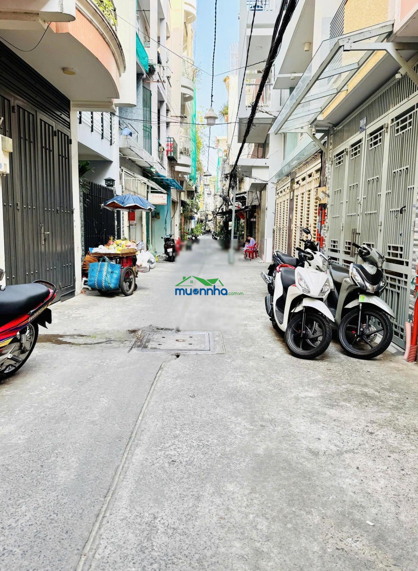 Bán nhà võ văn tần quận 3, 3 tầng 3pn 3wc, hẻm thông giá chỉ hơn 7 tỷ dọn vào ở ngay