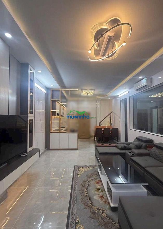 Nhà hẻm xe hơi. ngang 4m dài 18m. 4 tầng 4 phòng. sân thượng, ban công. sổ hồng. chỉ 6.9 tỷ - 3