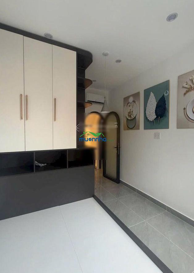 Nhà hẻm xe hơi. ngang 4m dài 18m. 4 tầng 4 phòng. sân thượng, ban công. sổ hồng. chỉ 6.9 tỷ - 2