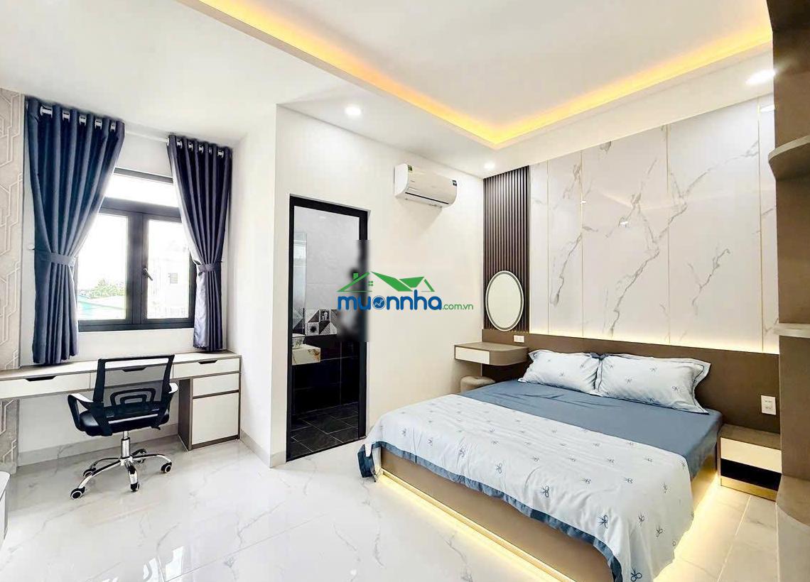 Kẹt tiền giảm sâu căn nhà xây mới 5 tầng full nội thất còn 6,6 tỷ thuộc p. an phú đông (mới) hcm - 4