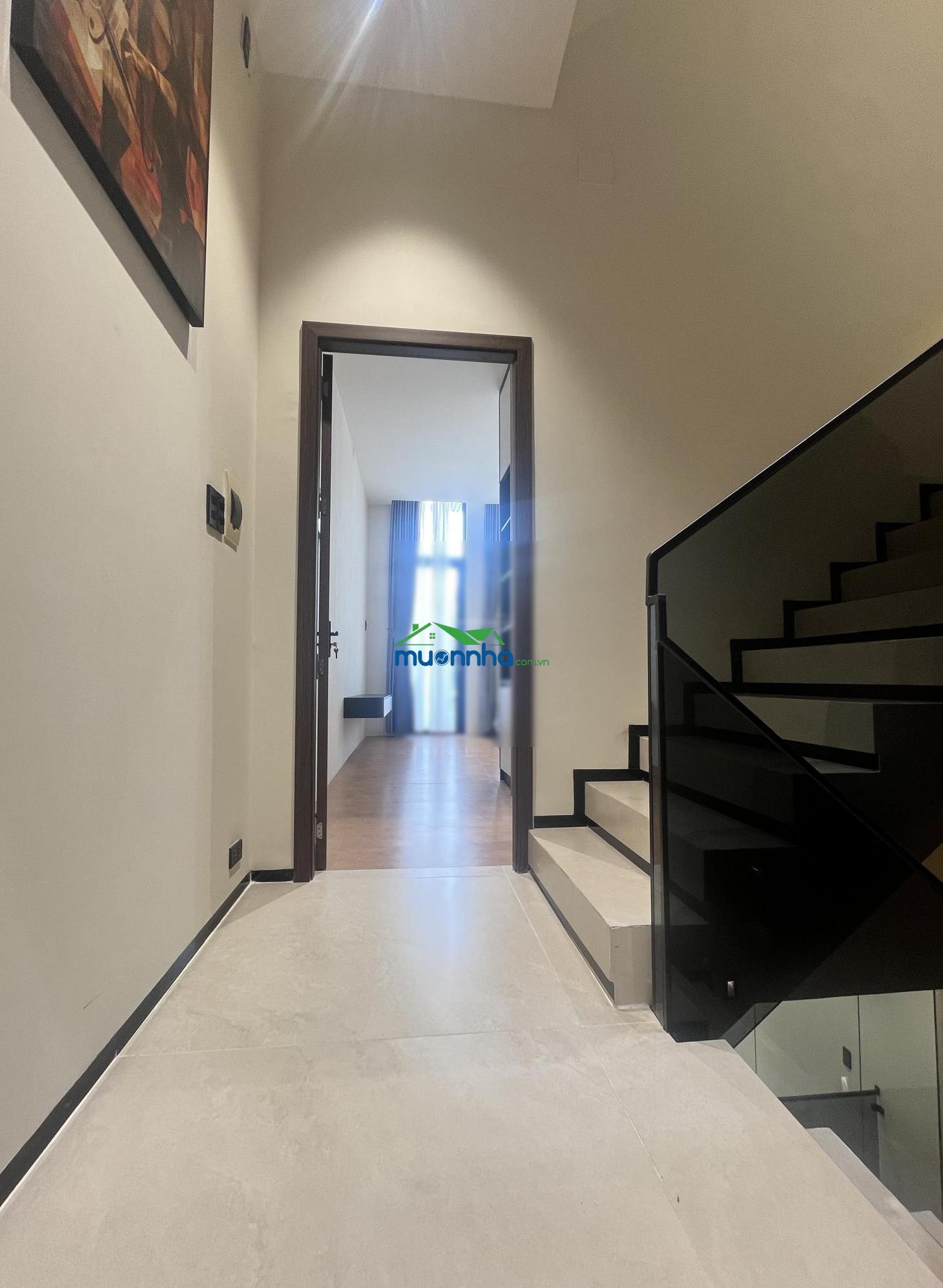 Nhà phố hiện đại 4 tầng, mt nhựa 12m, nội thất cao cấp, cách 500m qua quận 7 - 62m2, 4pn master - 2