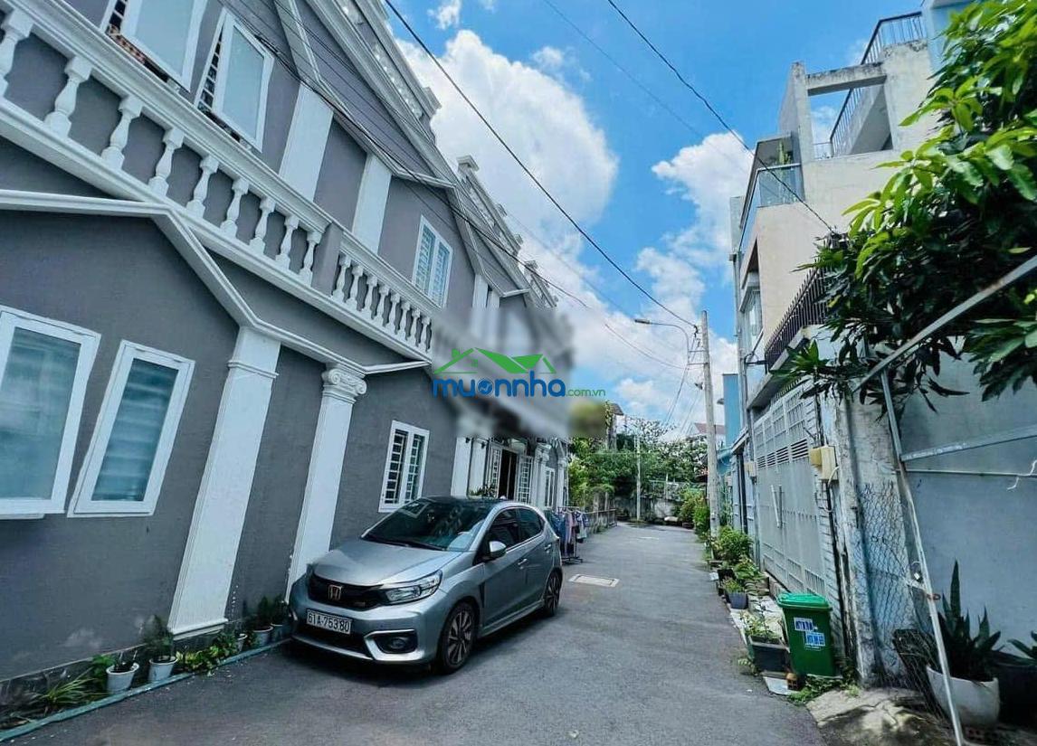 Nhà 3 tầng ,ngay kha vạn cân ,80m2,4pn ,sân đậu xe hơi ,thiết kế cổ điển ,full nội thất ,nhỉnh 7tỷ