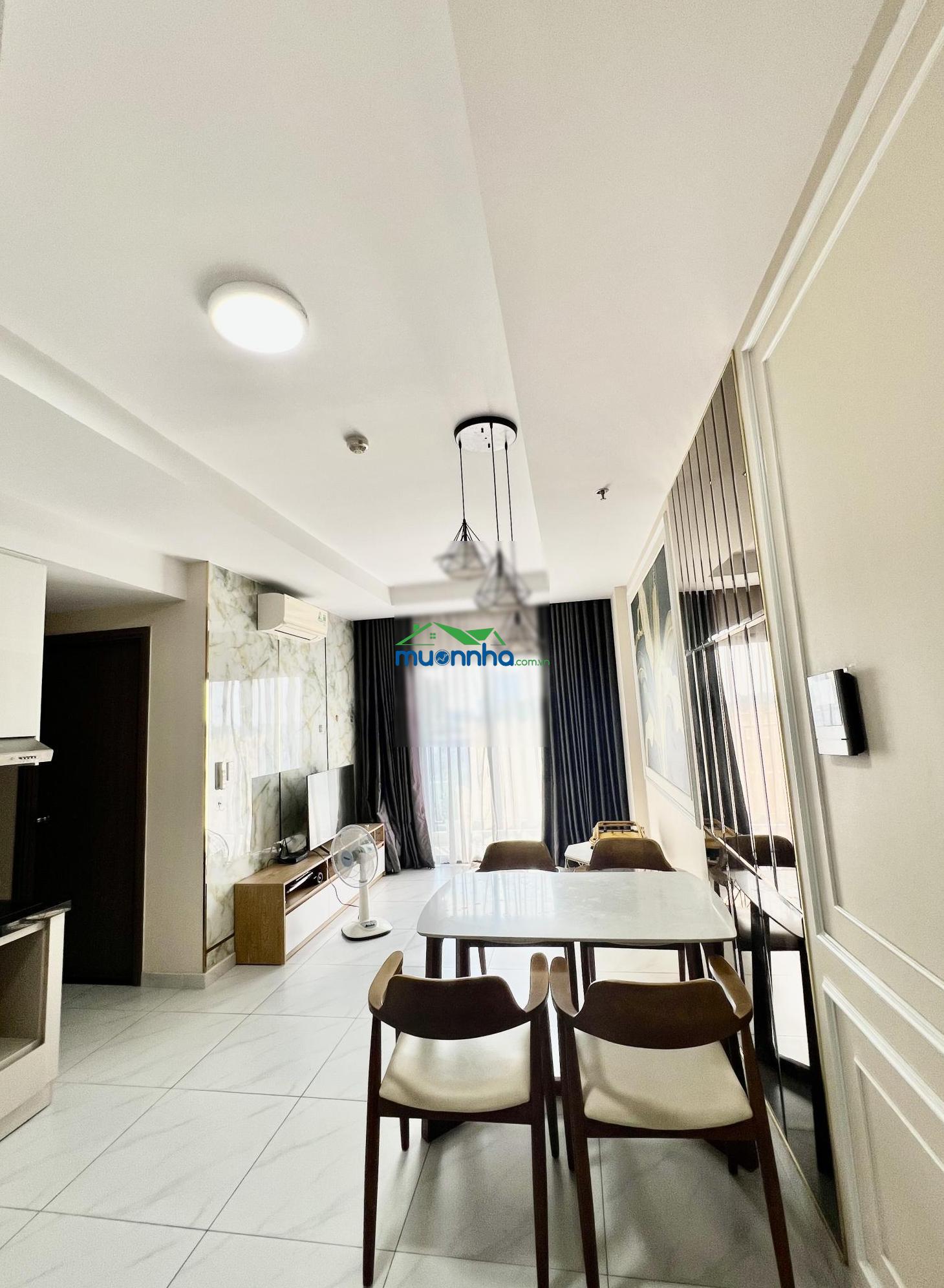 Cho thuê cc happy one bình dương, 7 triệu vnd, 64 m2 căn góc 2 pn - 3