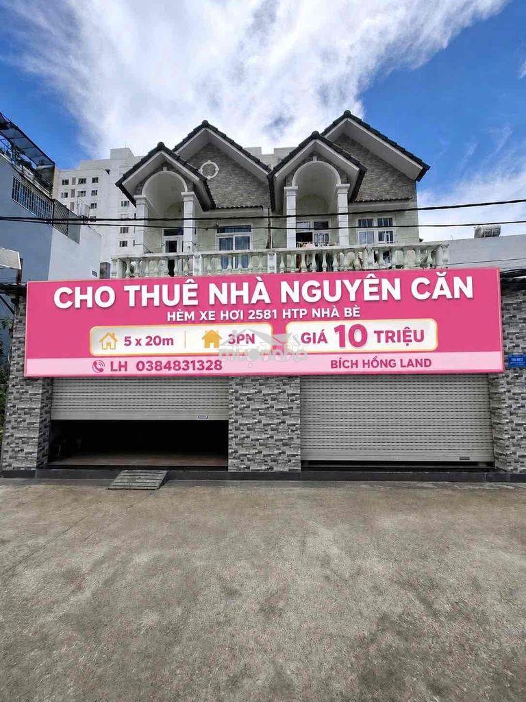 🟣🟣🟣 Nhà hẻm 2581  có 3pn 5 x 20m ở liền 🟣🟣🟣🟣