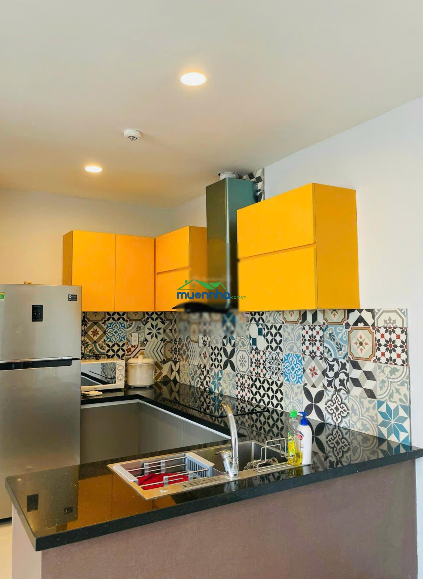 Cho thuê the gold view quận 4 1pn 56m2 ban công đông bắc, giá tốt nhất tháp a3
