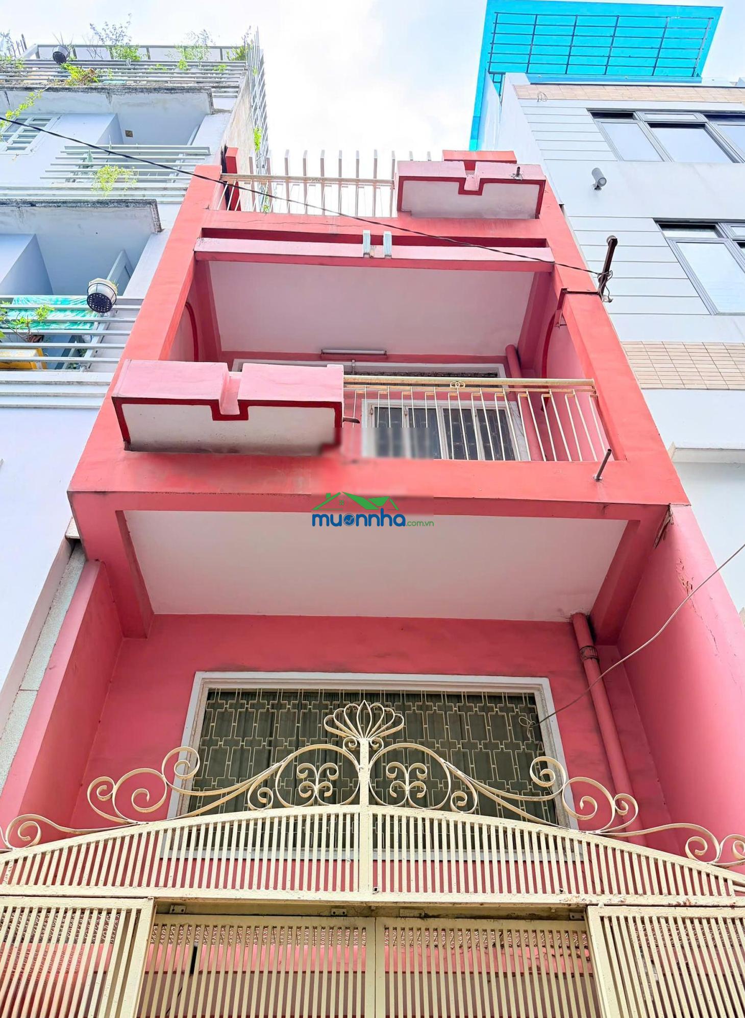 Hẻm 3.5m lý thái tổ q10. (3.4m x 11.5m). 4 tầng btct. giá 8.5 tỷ tl - 3