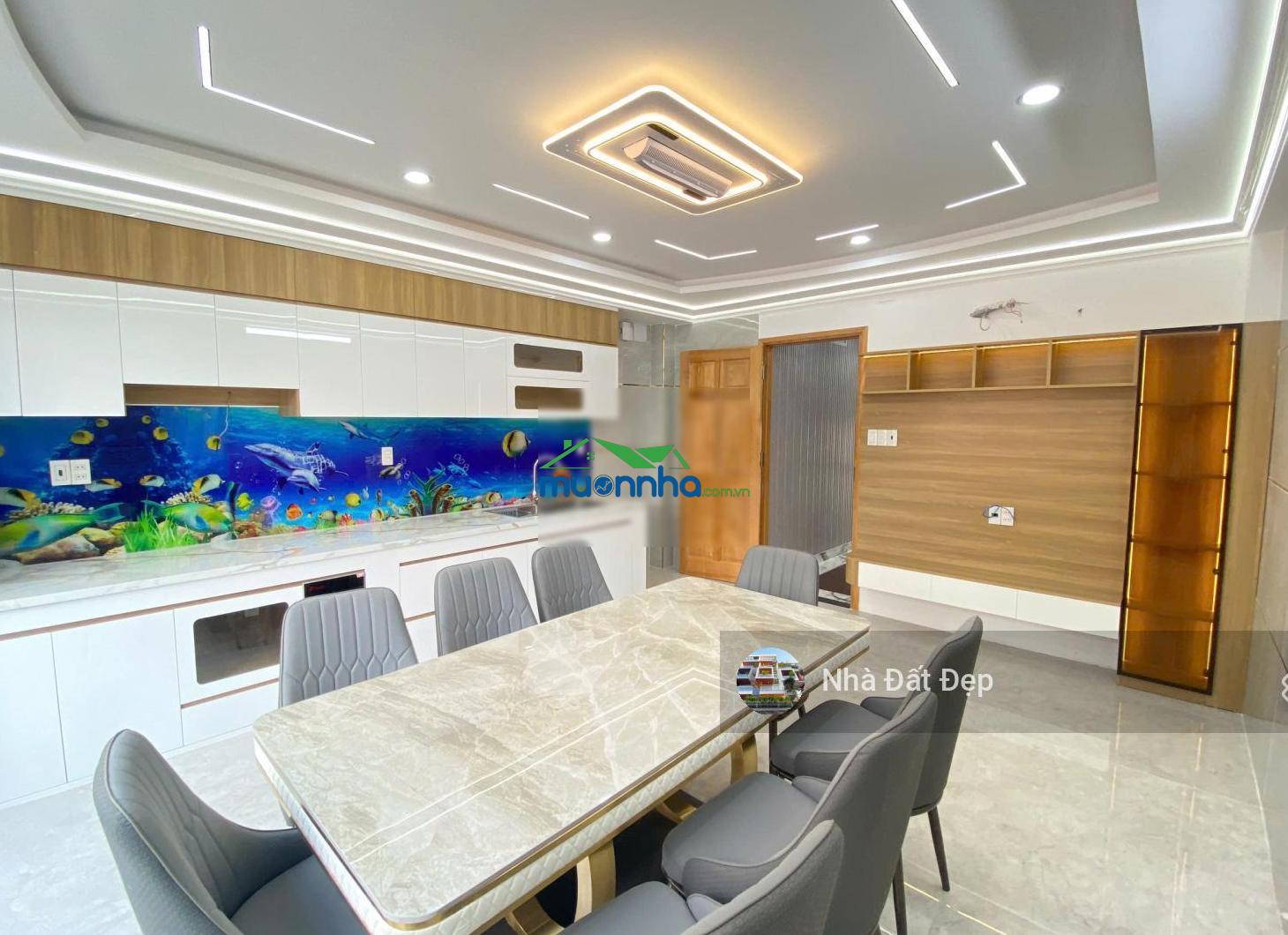Nhà mới có thang máy full nội thất 4,5x14m, đúc 5 tấm hẻm 8m đường hương lộ 2 thông qua lê văn quới - 2
