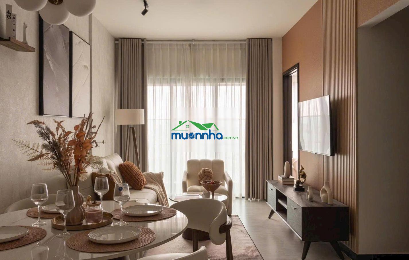 Cho thuê căn hộ 2pn, 2wc tại de la sol, 25 triệu, 75m2, view sông, nhà nội thất mới 100% hiện đại