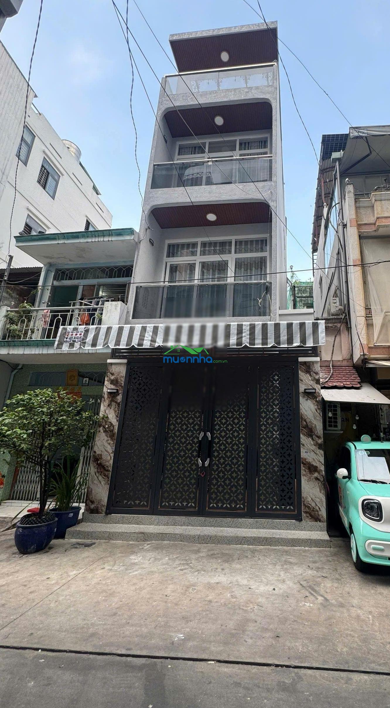 Bán nhà hẻm xe hơi 4 tầng btct đường lãnh binh thăng phường phú thọ - 2