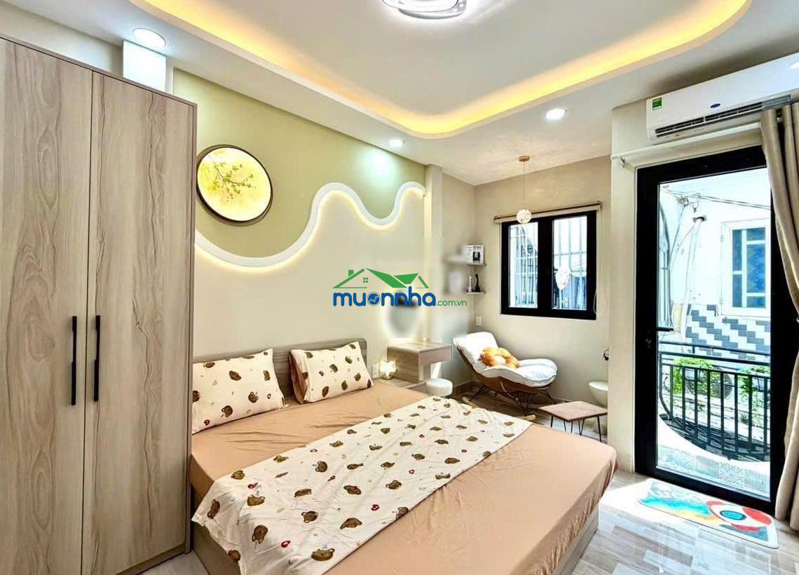 Đường phan văn trị, gò vấp, 75m2, shr, đầy đủ nội thất đang cho thuê 14tr/th