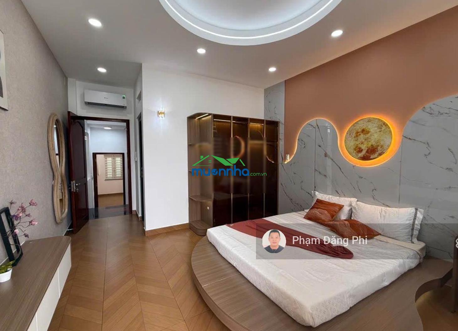 Nhà mới đẹp - hẻm nhựa 8m có lề 3m - đối diện emart - tiện mở văn phòng, công ty - dọn vào ở ngay. - 2