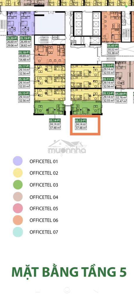 Sang nhượng officel- góc 37m2- 1ty550