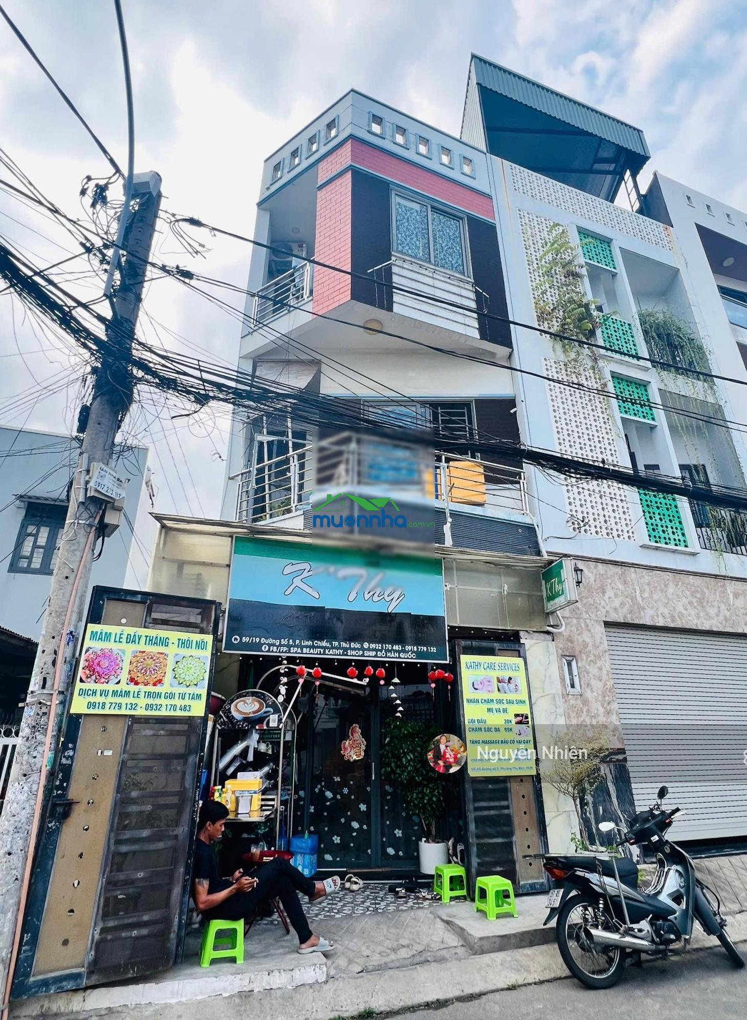7 tỷ nhỉnh - bán nhà góc 2 mt - thông xe hơi - p.linh chiểu - 54.3m² - thu nhập 15 tr/th - 2