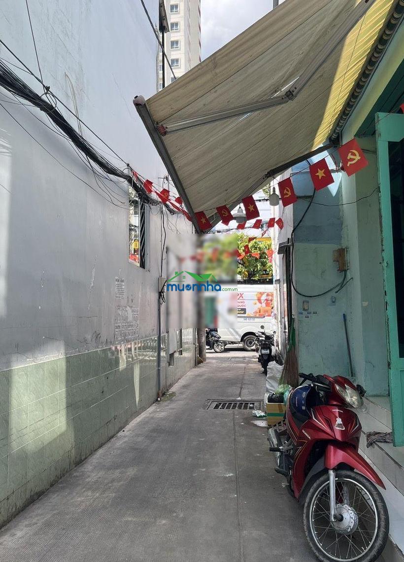 Nhà 3 tầng (6pn) cách 1 căn ra mặt tiền tân hòa đông - gần chợ phú lâm ngang 5,5 hẻm xe hơi đỗ - 2