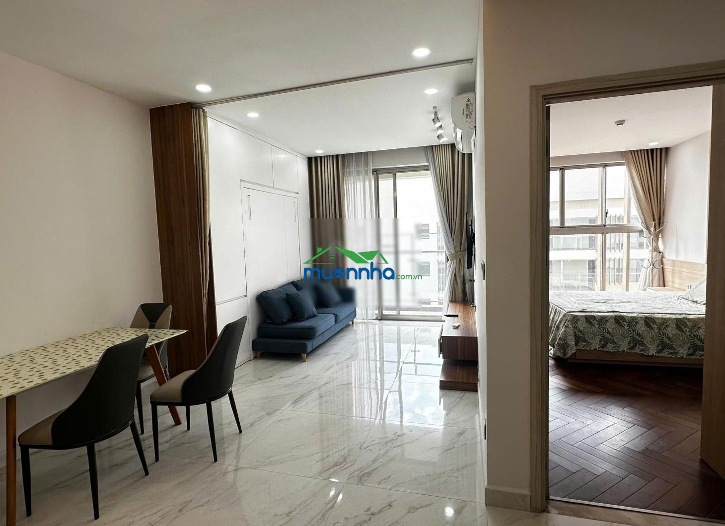 Cho thuê m6 midtown, pmh, 1pn, 1wc, nt dt: 45m2 giá : 21 triệu/ tháng lh: 0903 747 *** trần thắm