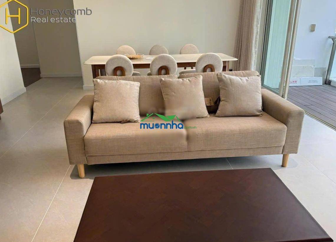 Cho thuê căn hộ cao cấp - the estella - 124m2 , 2pn+, mới cải tạo xịn xò, 50tr