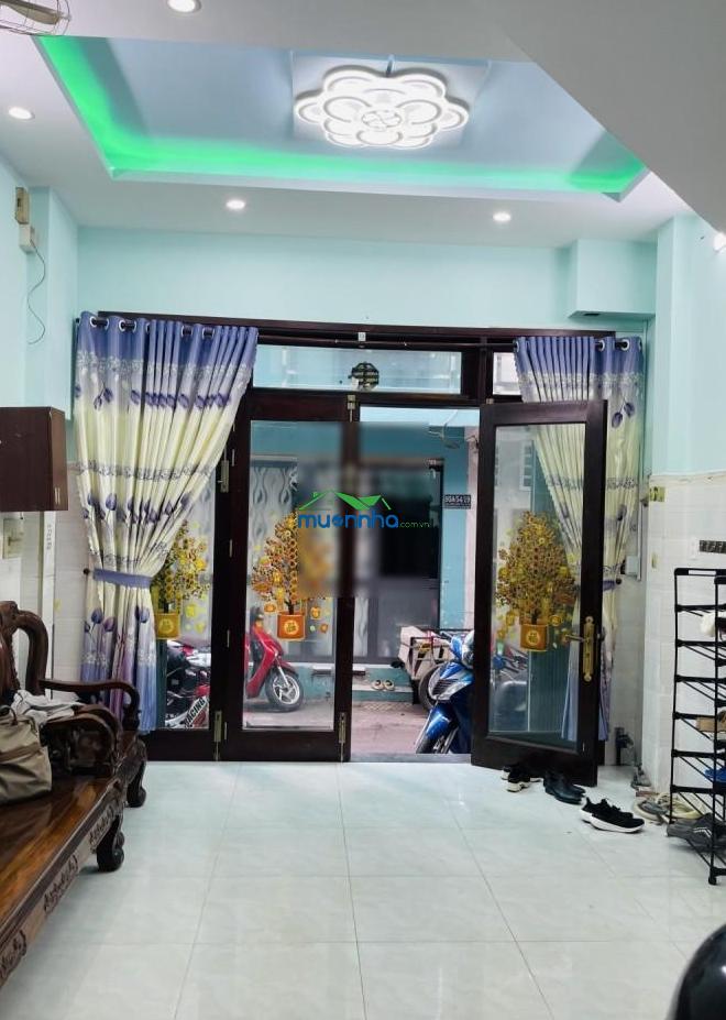 Nhà 4 tầng, 8,15 tỷ, 4,2m x 14m vuông a4, lạc long quân, tân bình, hẻm 4,5m thông, 7pn - 2