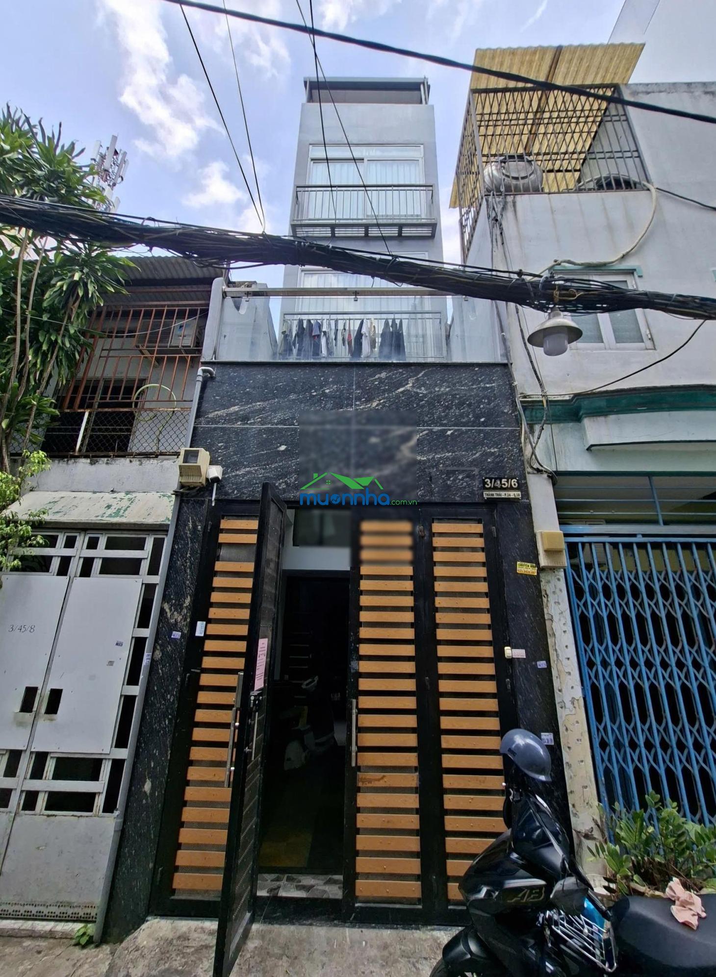 Bán nhà hxh thành thái quận 10 - 5 tầng, 7pn- hđt 30tr/tháng - giá 9,8 tỷ thương lượng - 3