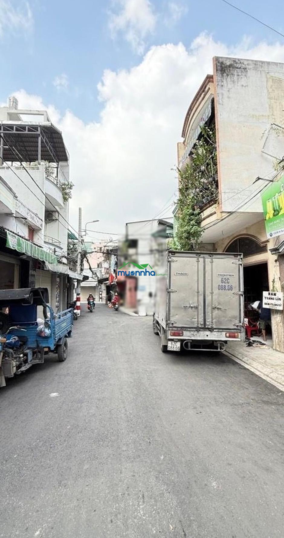 Nhà hồng bàng 115 mét ngang 6 mét hẻm xe hơi vào nhà giá cực ngon