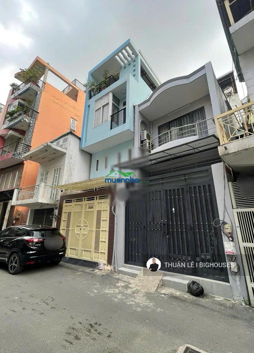 Bán nhà (4,5m x 14m) hxh 7m lý chính thắng thông hai bà trưng. quận 3. nhà 2tầng + 4pn lớn. 12,6tỷ