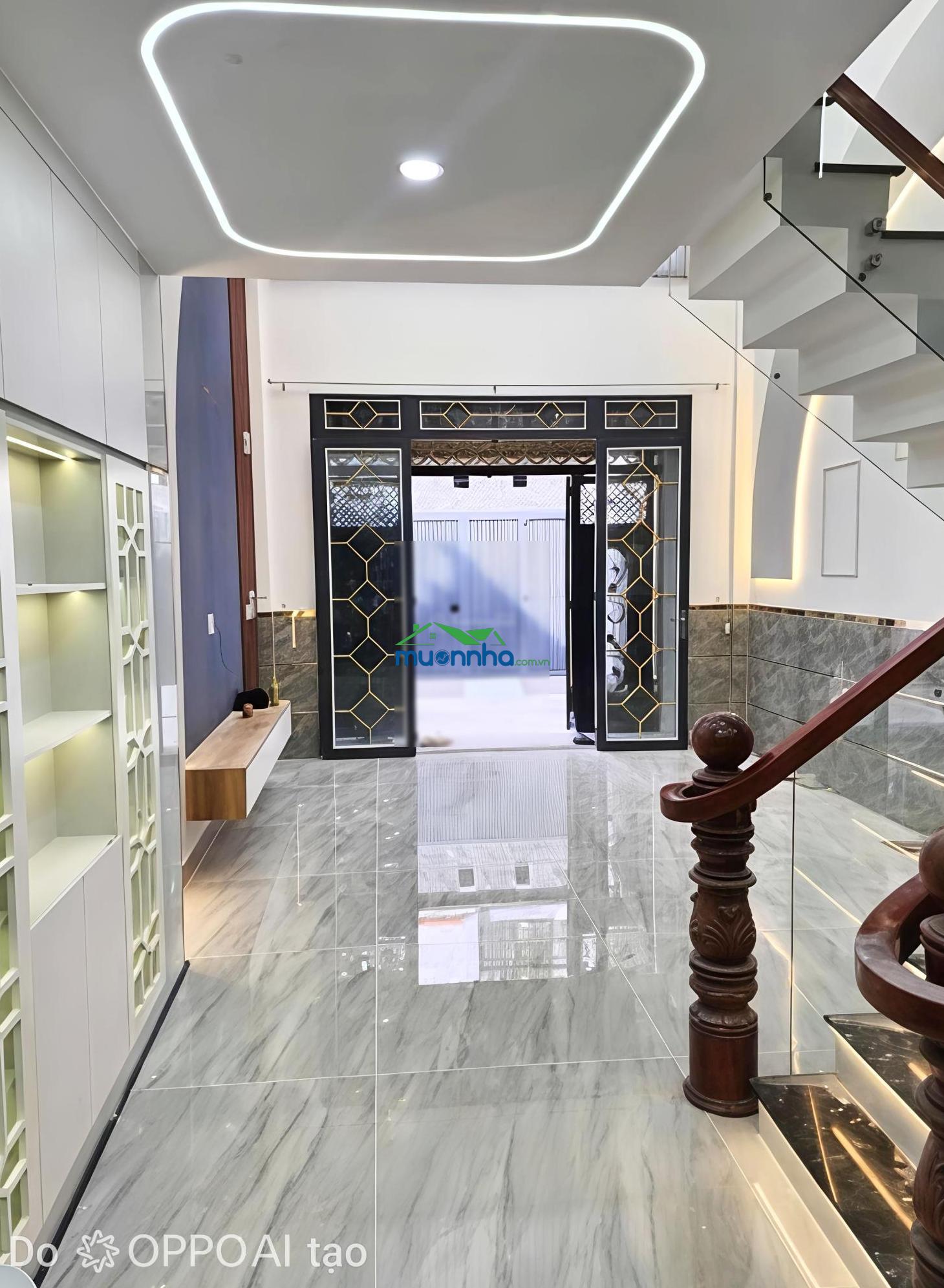 Ngay lê văn quới, gần bốn xã, bình tân, 58,5m², 5 tầng, hẻm 5m thông, tặng nội thất, 7,34 tỷ