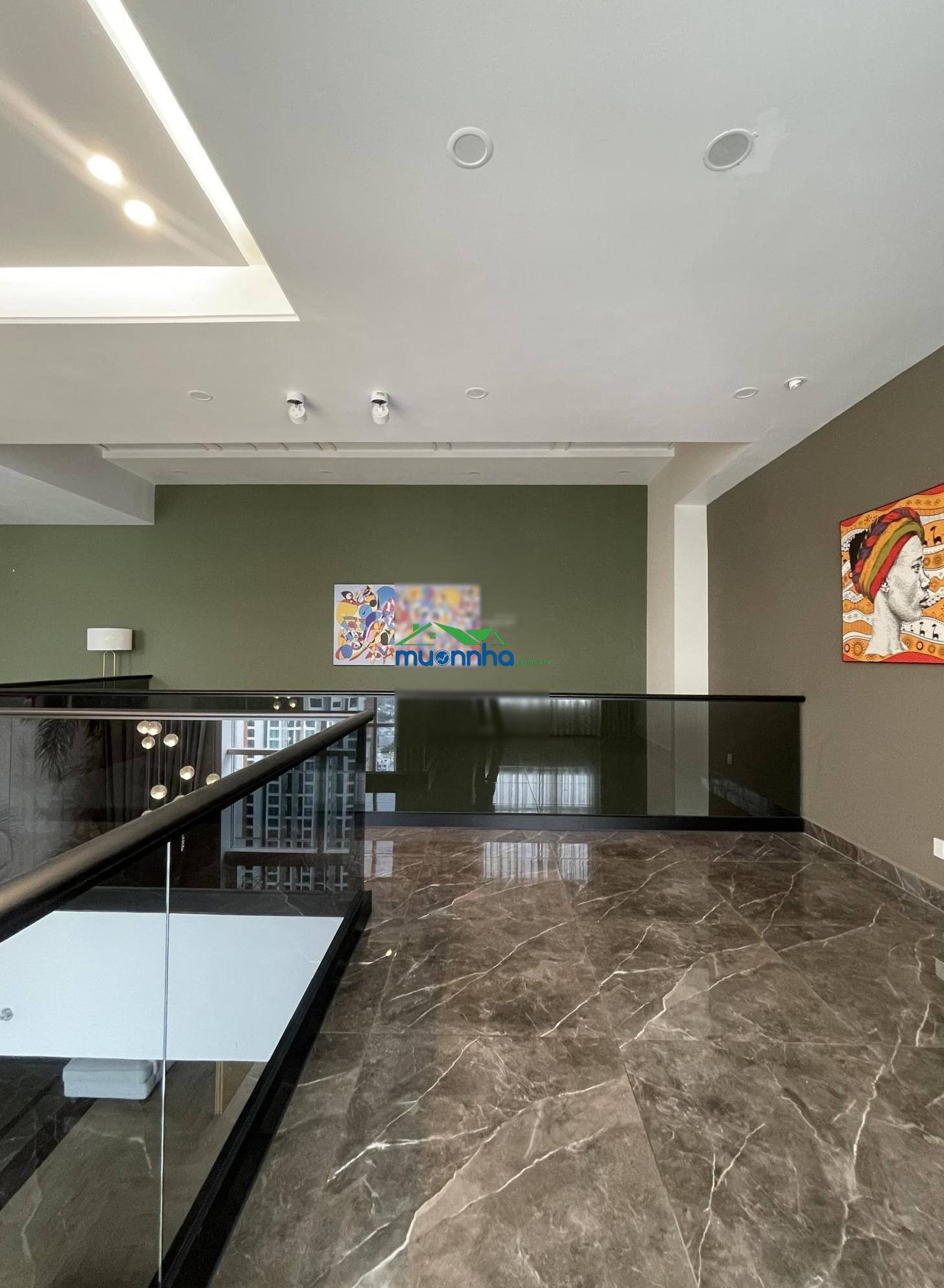 Cho thuê penthouse - lotus - 5pn, 4wc, 424m2 tại vista verde, thạnh mỹ lợi, q2, giá tốt
