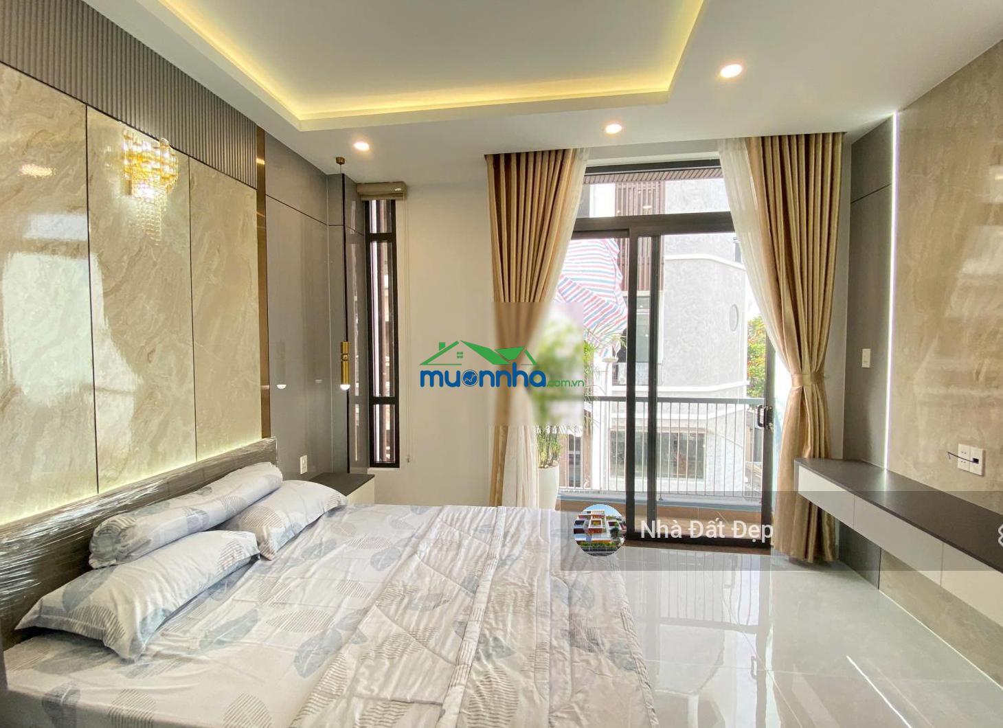Nhà mới 5 tấm khu đồng bộ cao cấp, full nội thất 4x14m hẻm nhựa đẹp 8m lê văn quới. - 4