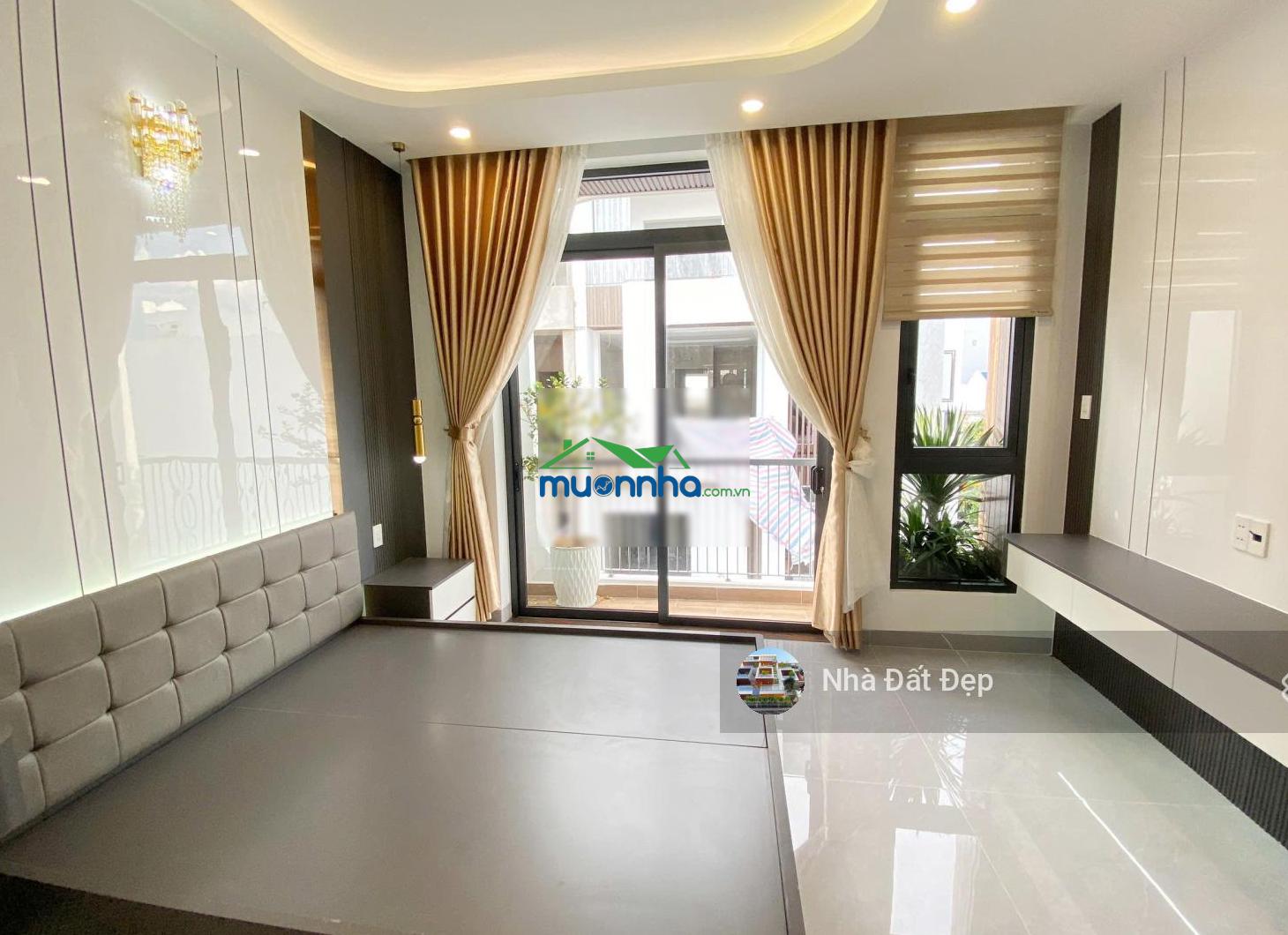 Nhà mới 5 tấm khu đồng bộ cao cấp, full nội thất 4x14m hẻm nhựa đẹp 8m lê văn quới.