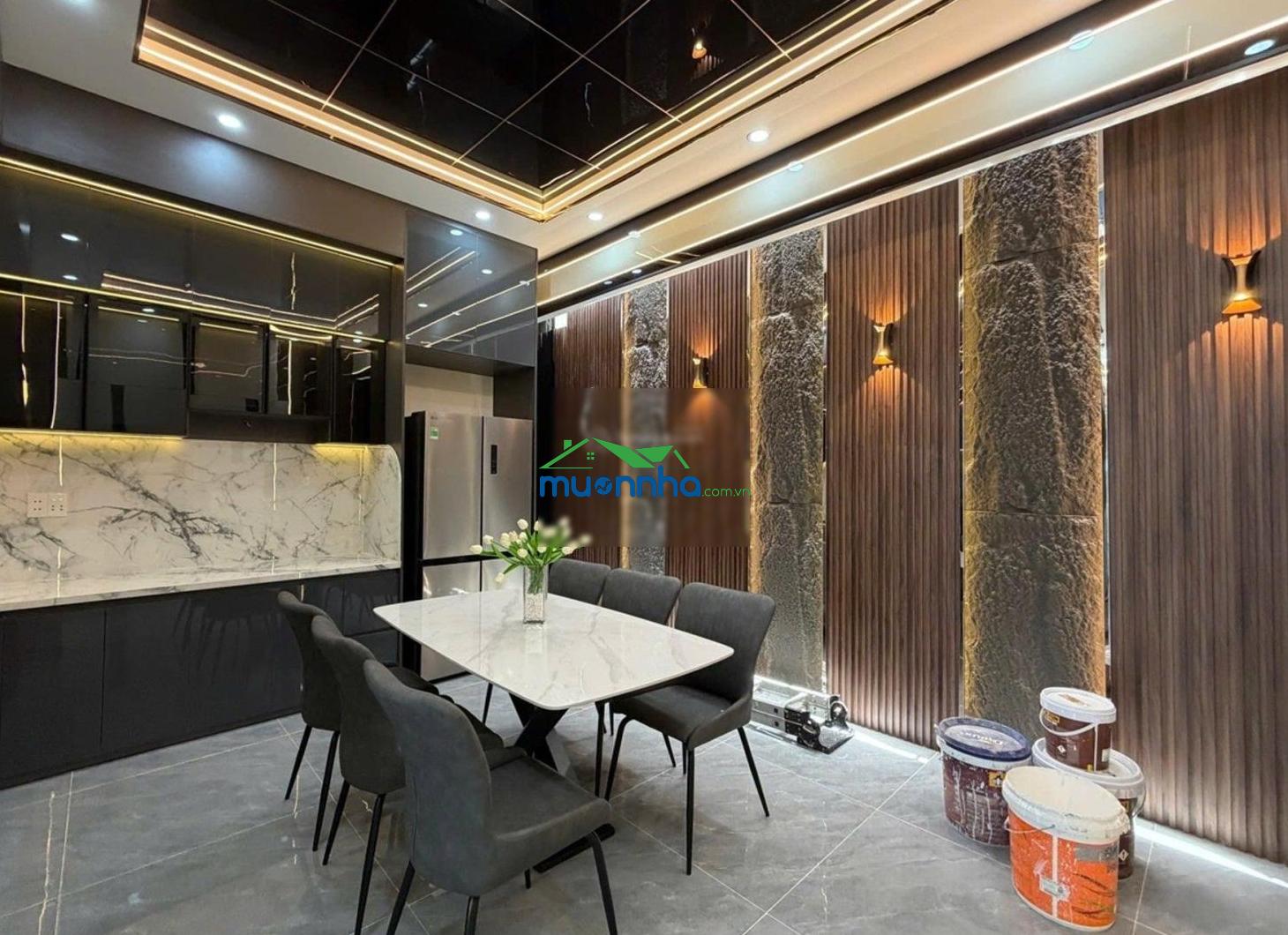 Nhà thiết kế sang trọng, trẻ trung hẻm cao ráo huỳnh tấn phát - p phú thuận - giá 6,9 tỷ